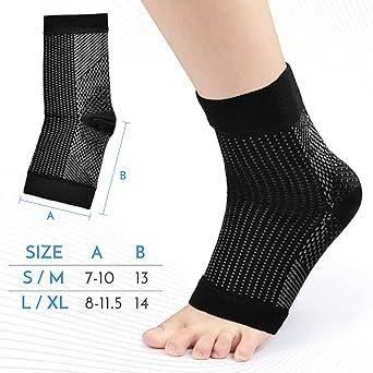Neuropathy Relief Socks for Swollen Feet & Ankles – Unisex Soft Cotton