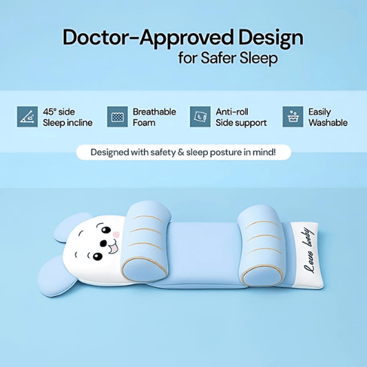 Baby Head Support Pillow – Shaping & Protective Cushion, Assorted Colors