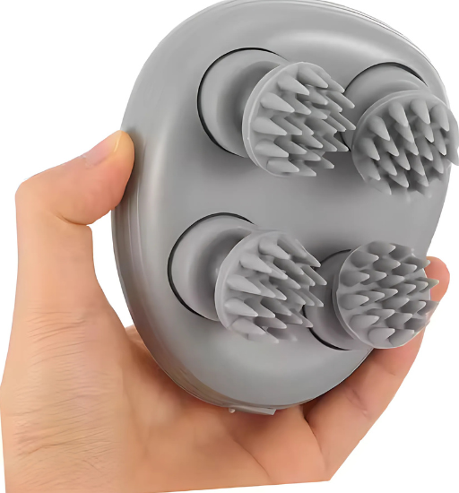 Rechargeable Neck, Shoulder & Head Massager with Heat – 4D Deep Tissue, Cordless & Portable