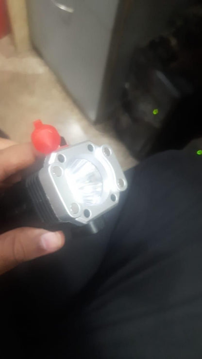 Portable Rechargeable LED Torch – 4-in-1 Flashlight