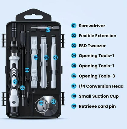 115 in 1 Screwdriver Set – Magnetic Tools