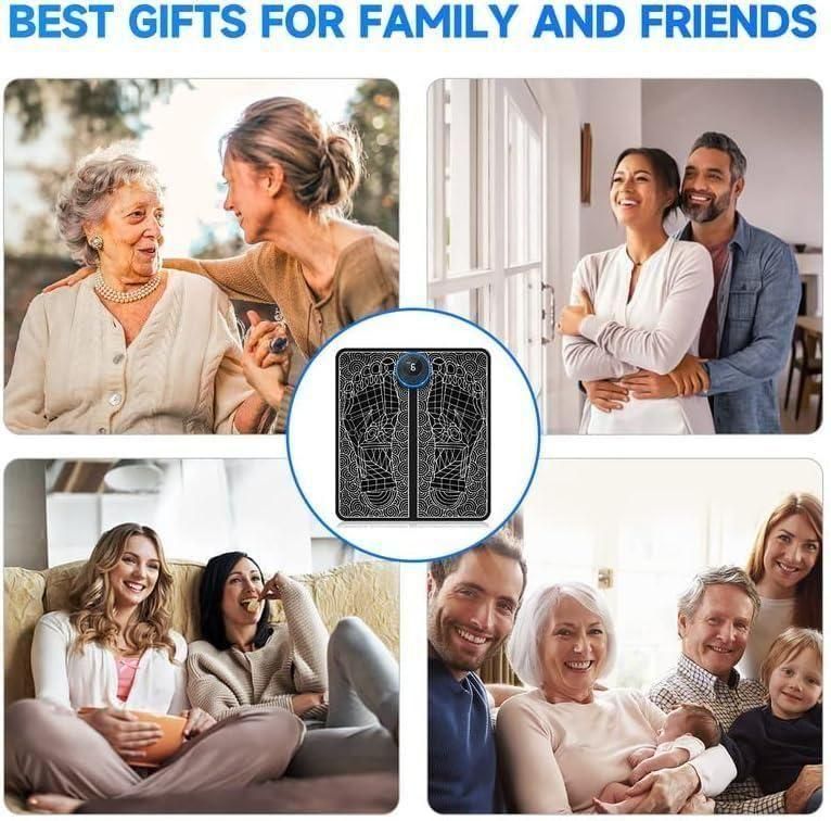 Portable Wireless Foot Massager – Foldable EMS Therapy Mat