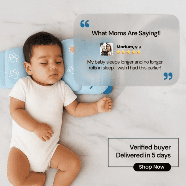 Baby Head Support Pillow – Shaping & Protective Cushion, Assorted Colors