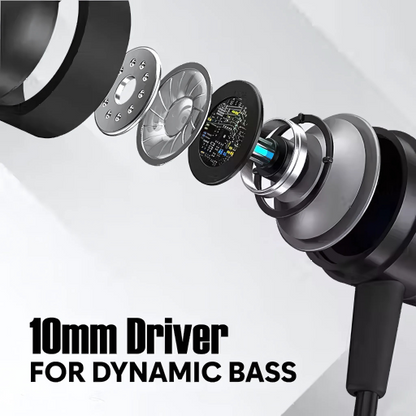 Signatize SZ-1180 Neckband Earphones – 50 Hrs Playtime, 10 mm Drivers, Type-C Fast Charge